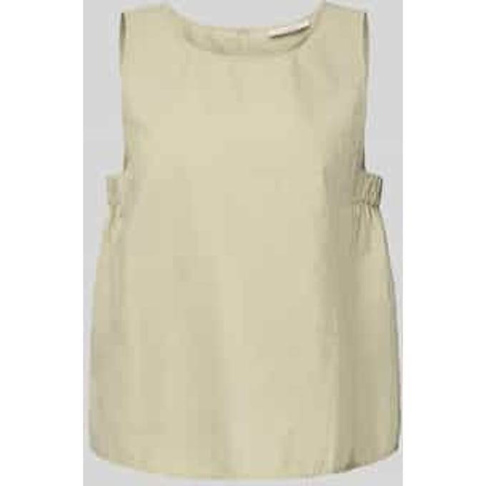 Blousetop met ronde hals