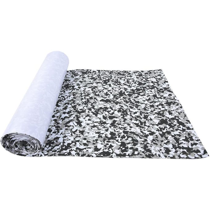 Camouflage EVA Teak Decking Sheet Surfboard Boat Yacht Anti skid Mat Carpet Pad(Black White)