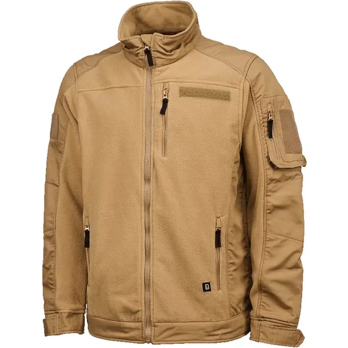 Brandit - Fleecejacket Ripstop Jacket - 7XL - Bruin