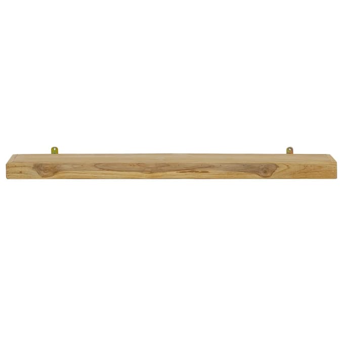 vidaXL - Wandschappen - 2 - st - 90x15x4 - cm - massief - teakhout
