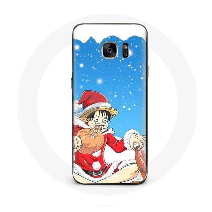 Coque pour Samsung Galaxy S6 Anime One Piece Luffy Le jour de Noël 2023