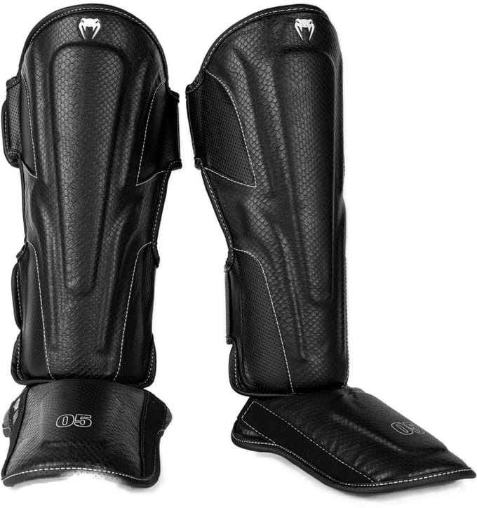 Venum Impact Evo Scales Kickboks Scheenbeschermers Zwart - M