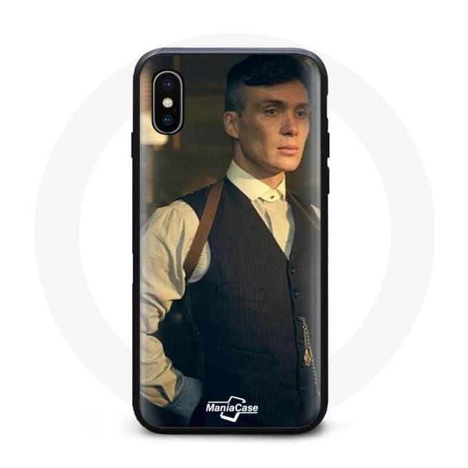 Coque - MANIACASE - Iphone XS Max - Souple - Noir - Peaky Blinders