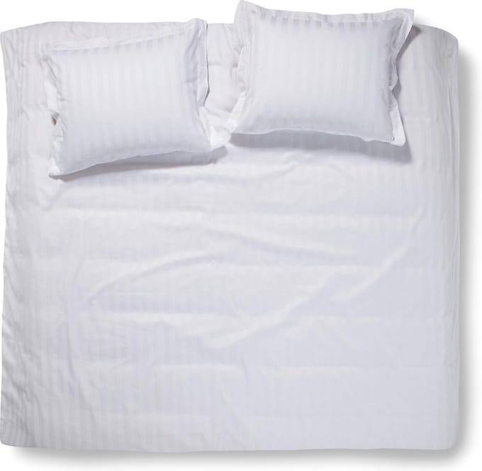 Damai Linea - Dekbedovertrek - Tweepersoons - 200 x 200/220 cm - Wit
