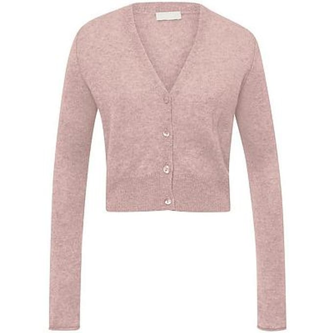 Vest en 100% kasjmier Van Peter Hahn roze