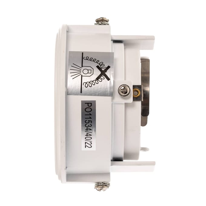 FARO BARCELONA Inbouwspot Hyde, 1-lamp, rond, draaibaar, wit