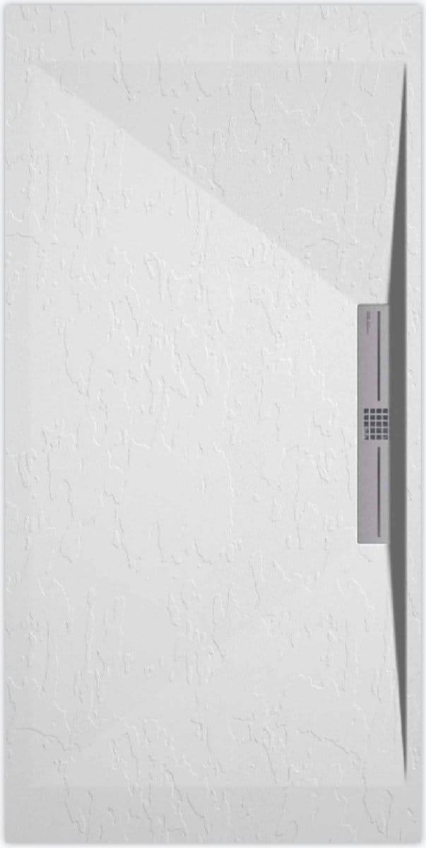 Sanifun douchebak Stone Side White Slate 1200 x 700 S