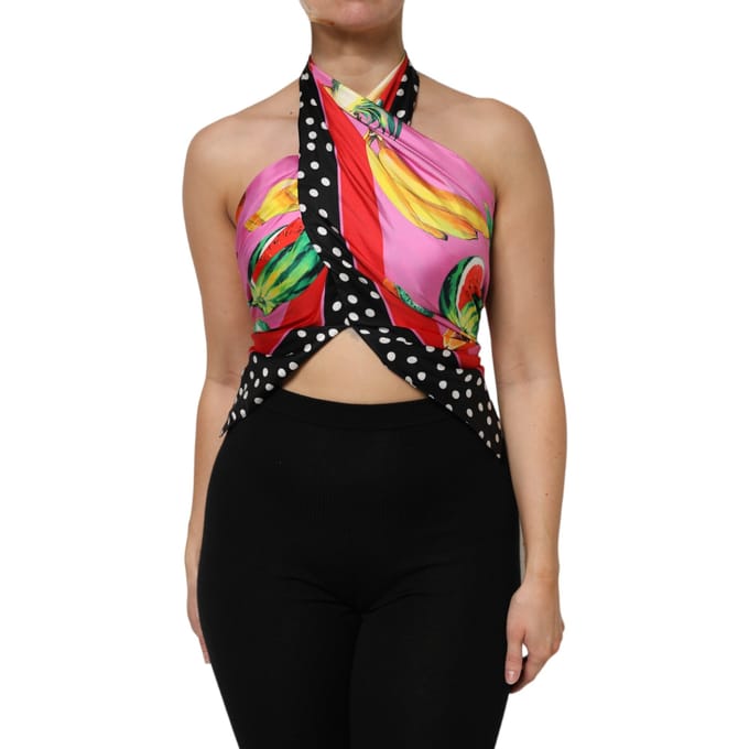 Fruit Print Haltertop