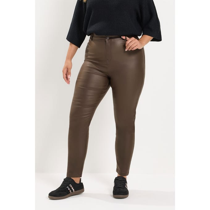 Yours Chocoladebruine Avabroek Size Short > 48