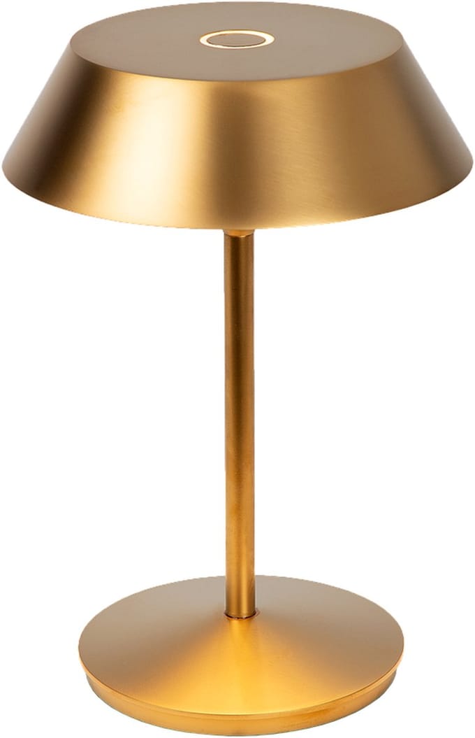 Atmooz Tafellamp Balto - Ø15 x 21,5 cm - Goud Oplaadbaar