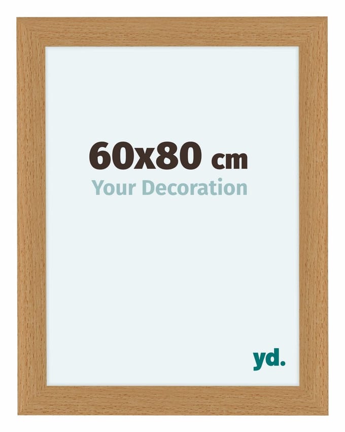 Your Decoration - Fotolijst 60x80 cm - MDF - Beuken - Como