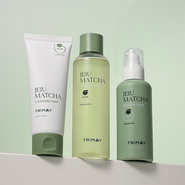 Trimay Jeju Matcha Émulsion Crème Apaisante à pH Faible beige