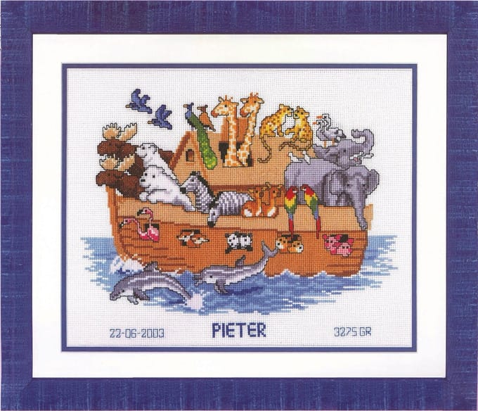 borduurpakket 70.849 ark van noach, geboorte
