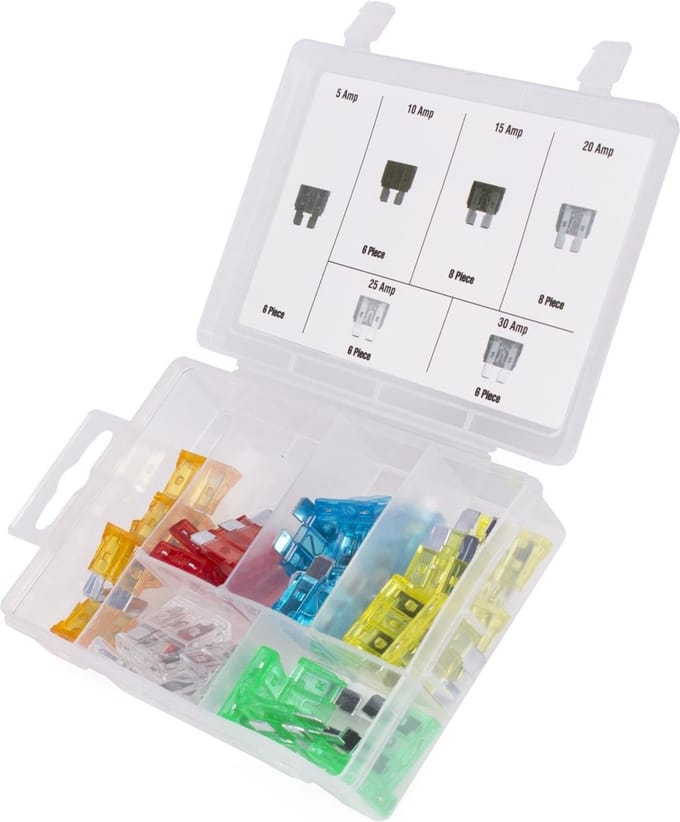Benson Steekzekeringen - Standaard - 5-30A - Transparant - 40 stuks