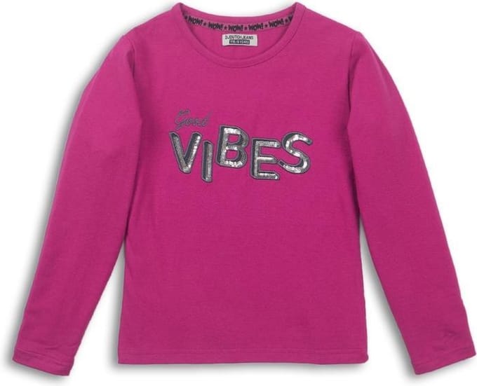 DJ Dutchjeans Longsleeve Dusty Pink Maat 116