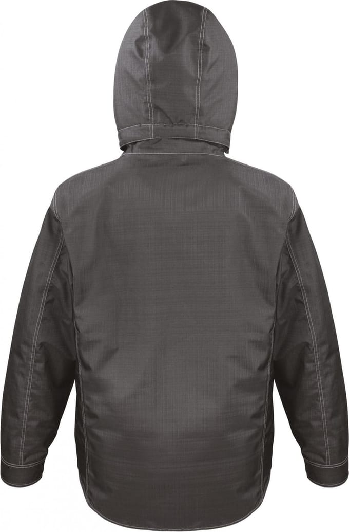 Result Denim Texture Rugged Jacket RT326 - Black - 3XL