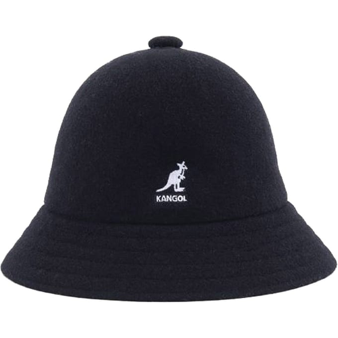 Kangol K3451 Zwarte Casual Wolle Bucket Hat K3451 BLACK (S) black