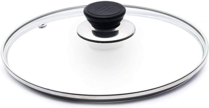 Pan Deksel - Glazen Deksel - Koken en Bakken - Gehard Glas - 36 cm - Transparant