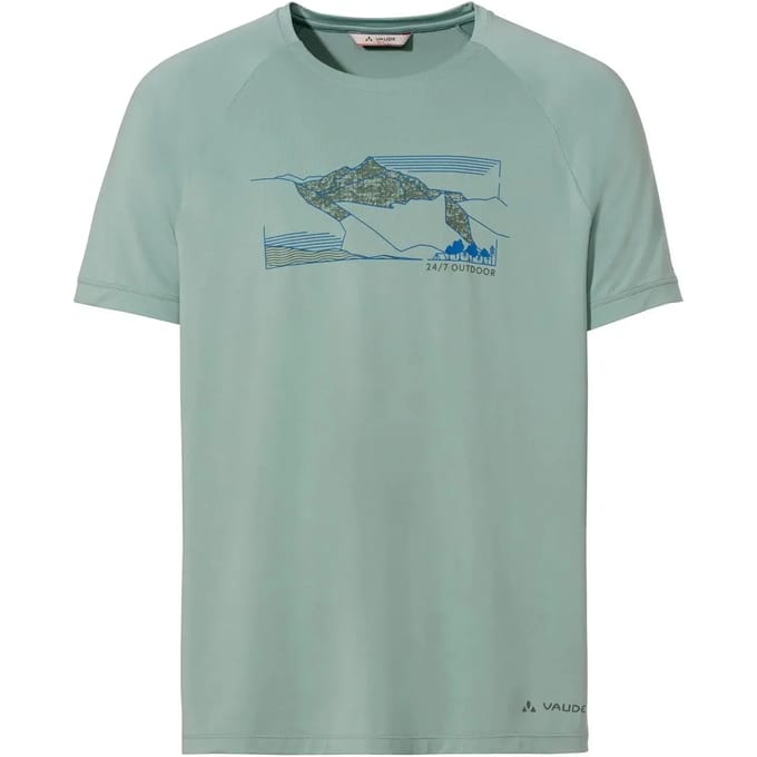 Vaude Gleann Ii T-shirt Met Korte Mouwen Groen S Man