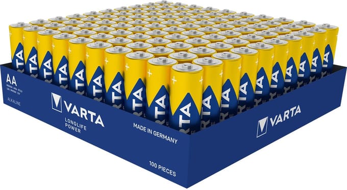 Varta Longlife Power AA Batterijen - 40 stuks
