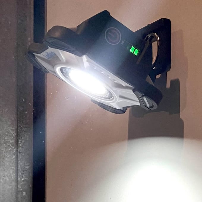 Ledino Accu-spot Schönau, LED handlamp met 1.000lm