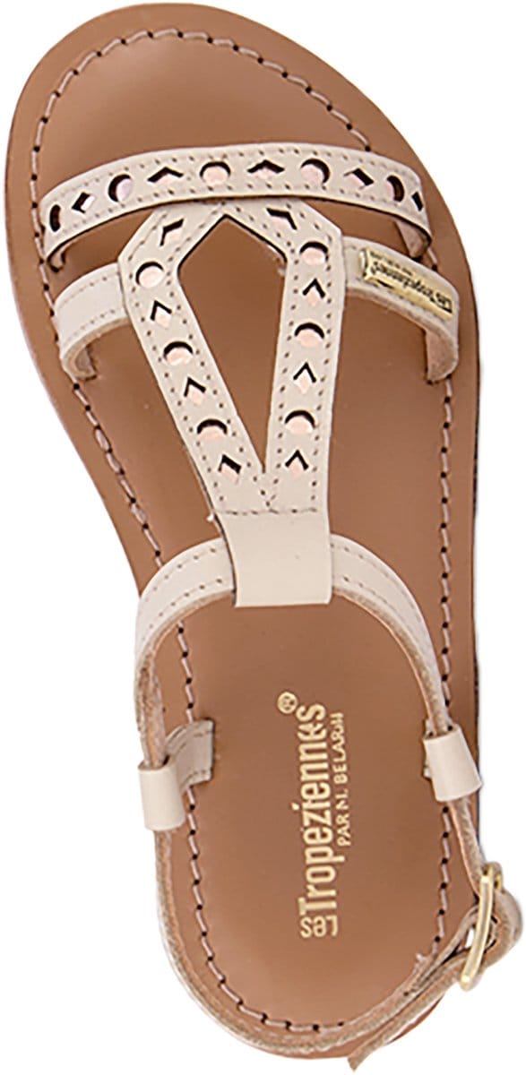 Belectra platte leren sandalen voor kinderen