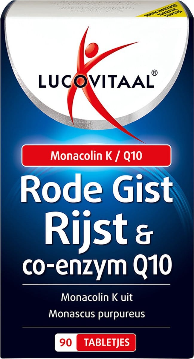 Lucovitaal Rode Gist Rijst & co-enzym Q10 90 tabletjes