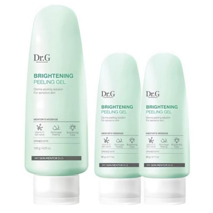 Dr.G Verhelderende Peeling Gel Set (120g + 60g x 2 stuks) white