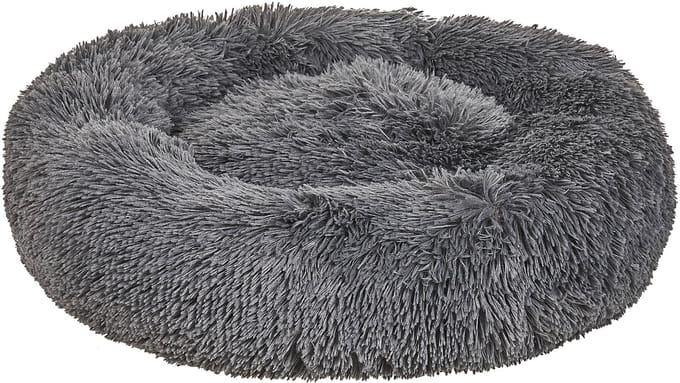 KULU - Dierenbed - Donkergrijs - 60 cm -Nepbont