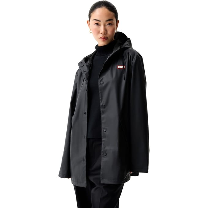 Hunter Jo Parka Unisex Volwassenen Zwarte Regenjas