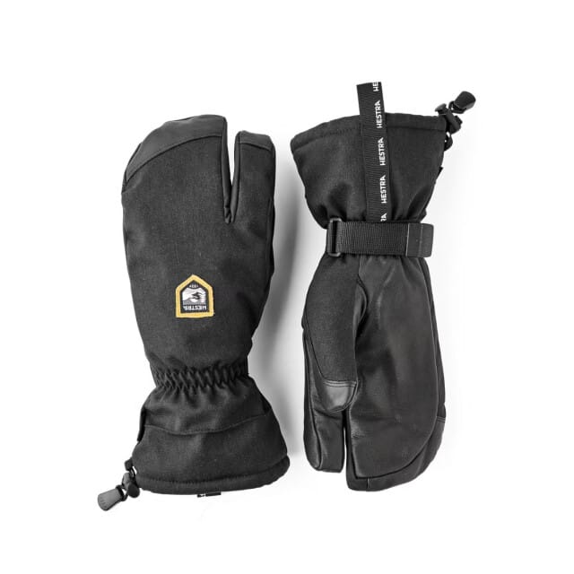 HESTRA - czone moutain 3 finger - Ski wanten heren - Zwart