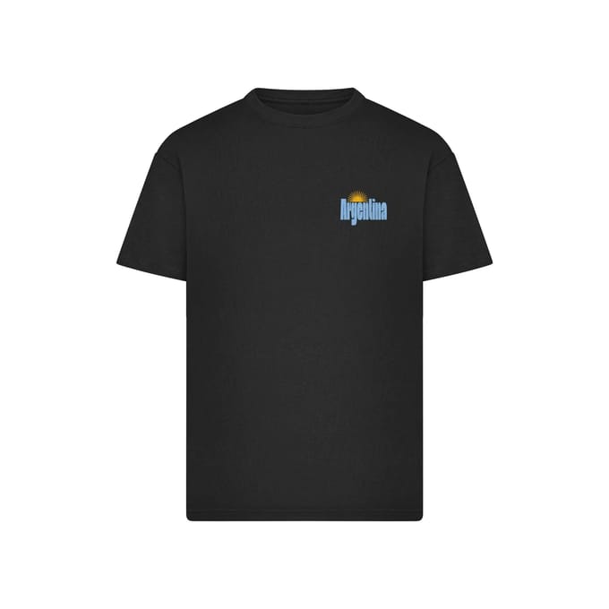 Mister Tee - Great Agentina Oversize Heren Tshirt - S - Zwart