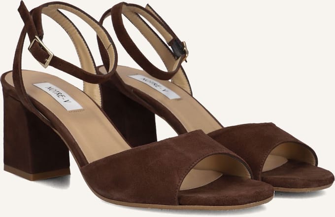 Notre-V 22304 Hakken Dames - Bruin - Maat 41