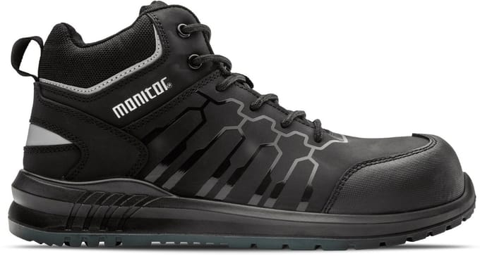 Monitor Hybrid Hoog S3 Maat 39 Zwart Werkschoenen Unisex