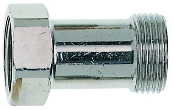 IMI Hydronic Engineering HEIMEIER Lengtecompensatiestuk M 24 x 1,5, bouwlengte 25 mm, mess. vern., 9715-02.354
