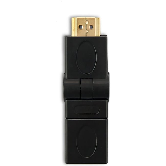 Qoltec HDMI A-adapter mannelijk |   HDMI A vrouwelijk |   hoek |   draaibaar
