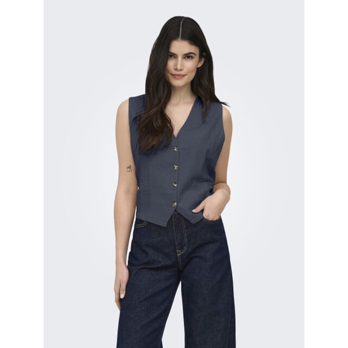 ONLY - ONLTIZANA COTTON VEST TOP WVN NOOS - Meisjes - Blouses