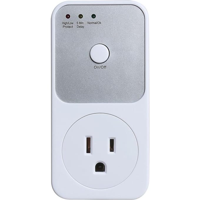 Multifunctionele koelkastbeschermer Thuis keukenstopcontact Veiligere elektrische apparatuur schakelaar US Plug wit