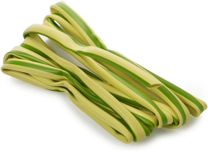 Set van 2 Grondmarkering Kabelbeschermer Groen Geel 1 Meter 3mm Dik
