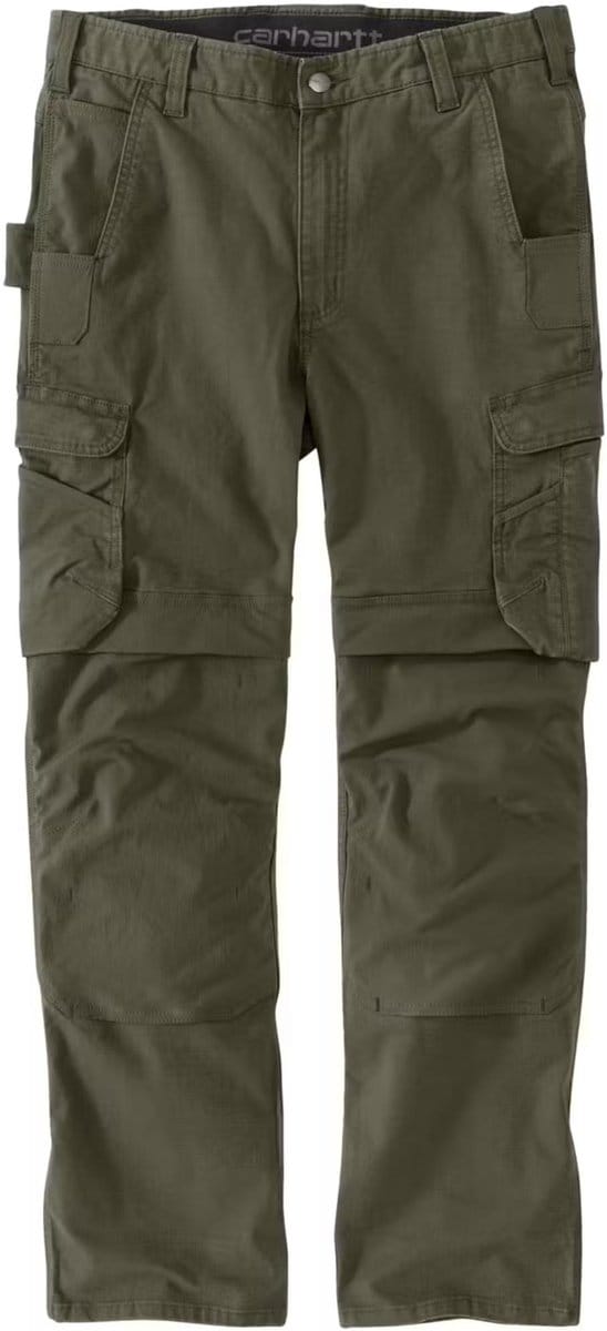 Carhartt Relaxed Fit Straight Steel Rugged Flex Ripstop Double-Front Cargo Broek -