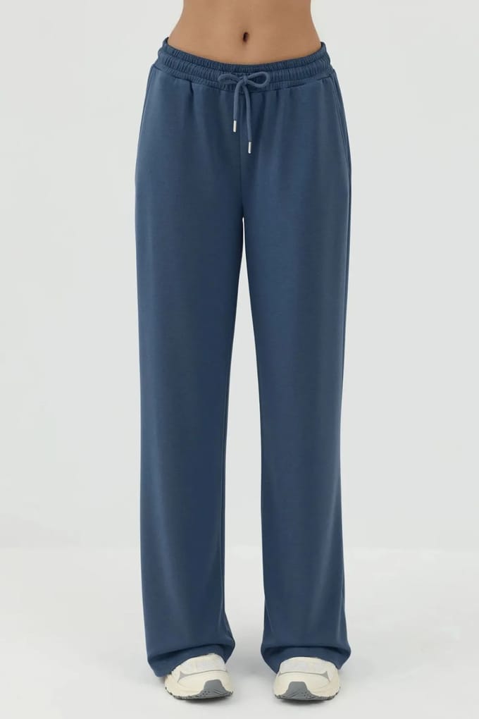 Zachte Modal Touch Wijde Pijpen Joggingbroek