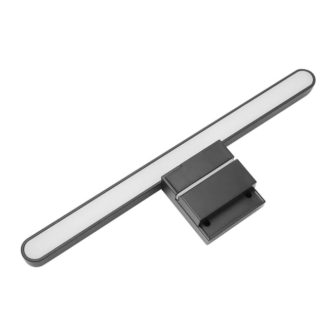 Barre lumineuse pour écran d'ordinateur portable, source lumineuse asymétrique professionnelle, interrupteur tactile, interface de type C white