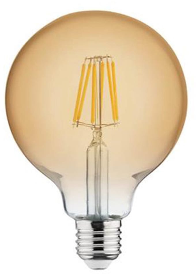 LED Lamp - Filament Rustiek - Globe - E27 Fitting - 6W - Warm Wit 2200K