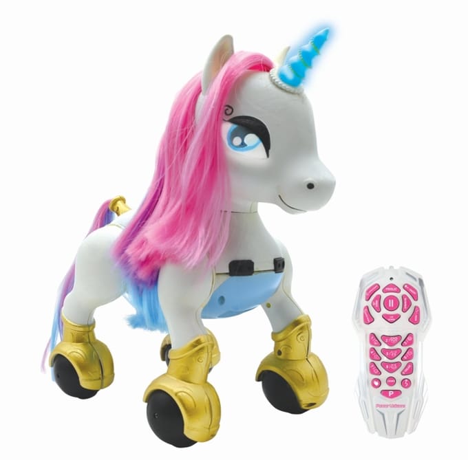 stroom Unicorn My smart robotic unicorn met programming function, dance, walk, movements, touch sensors incl. afstandsbediening