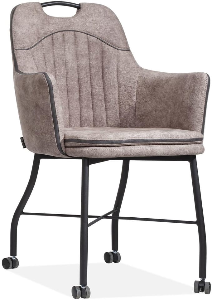 MX Sofa - Stoel Floria met wielen - Liver