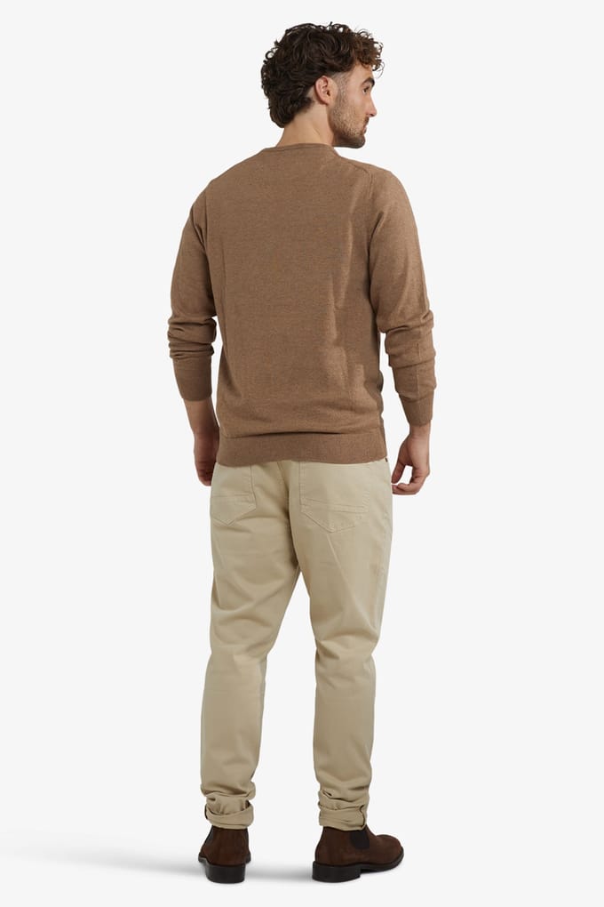 McGregor C-neck Sweater Walnut Taglia: 3XL | Maglioni a maglia Outlet | Uomo | Marrone