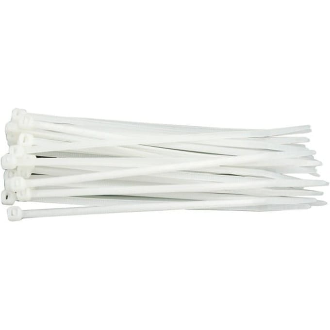Vorel Kabelbinders Wit 100x2,5mm - 100 stuks