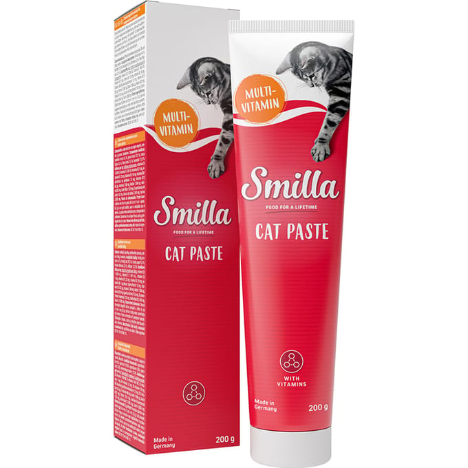 200g Multi-Vitamine pasta 3 x Smilla Kattensnacks