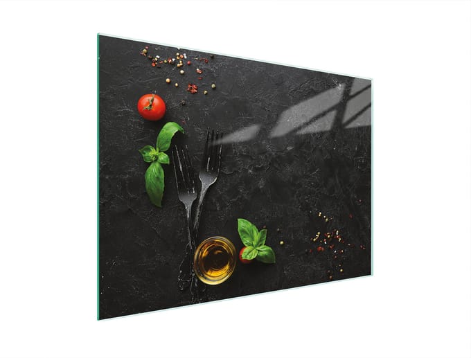 TMK ArtDeko - Snijplank Glas - 30x22 cm - Beschermplaat - Antibacterieel