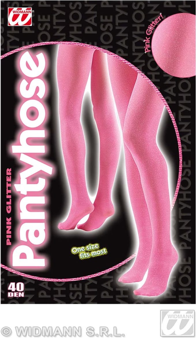 Glitter panty roze dames